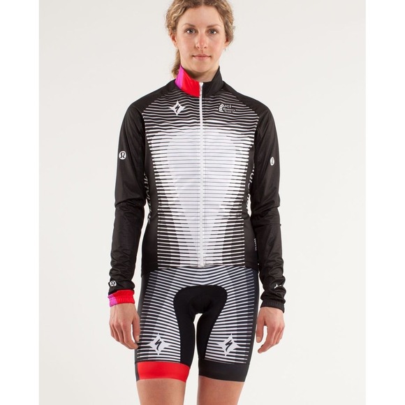lululemon athletica Jackets & Blazers - NWOT Women's Lululemon Specialized Cycling Wind Jacket - Size 6 - Black/White